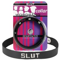 Collar de Cuero Pequeño Slut