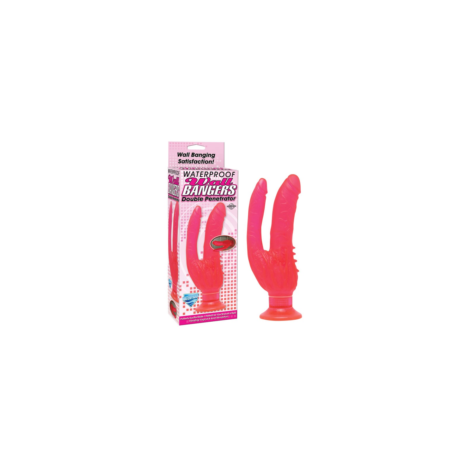 Pipedream Wall Bangers Double Penetrator Vibrator Pink