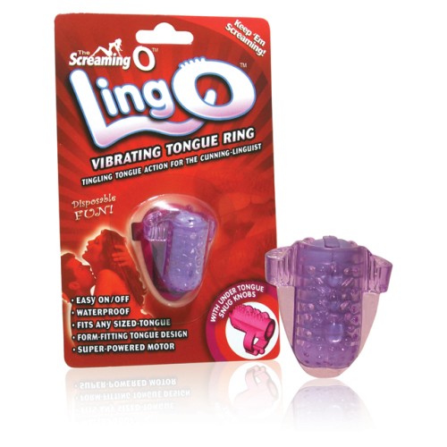 Screaming O LingO Anillo Vibrante para la Lengua