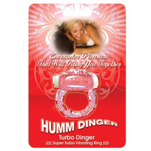 Hummdinger Turbo Cock Ring Magenta