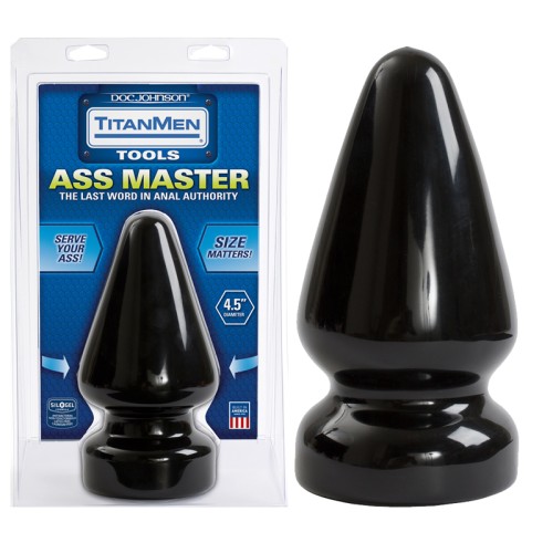 TitanMen Ass Master 4.5 in. Plug para Estimulación Anal