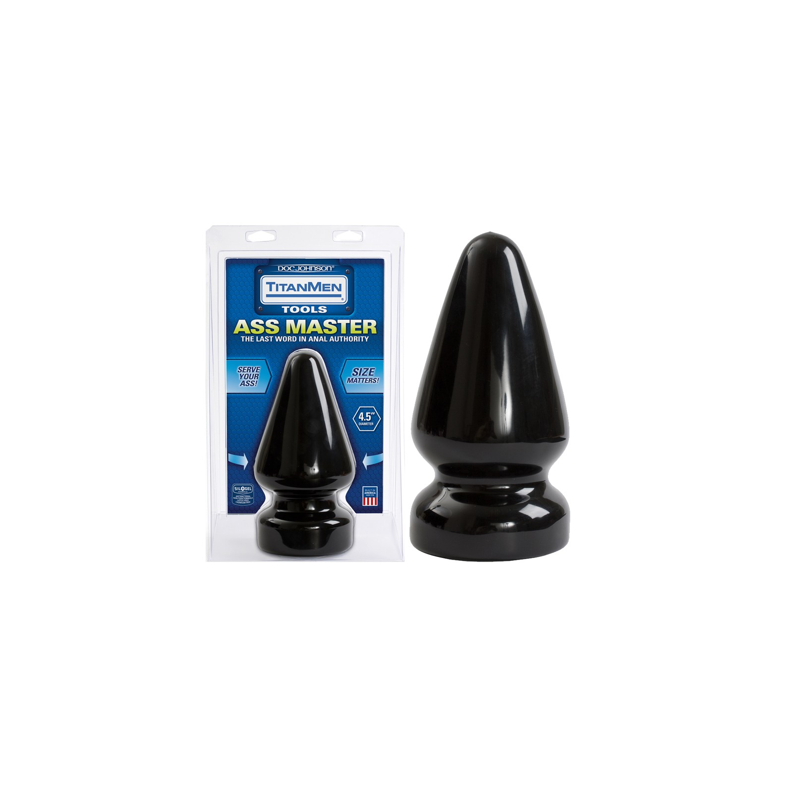 TitanMen Ass Master 4.5 in. Plug para Estimulación Anal