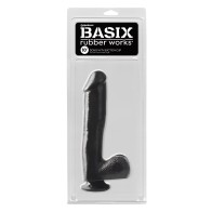 Pipedream Basix Rubber Works 10 in. Dong With Balls & Suction Cup