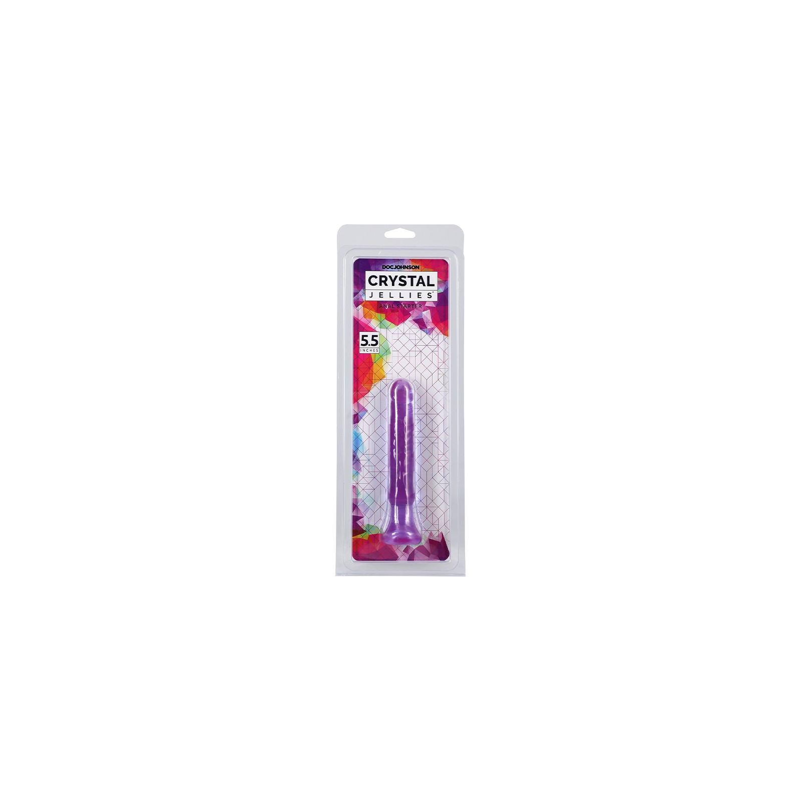 Crystal Jellies Anal Starter 6in in Purple