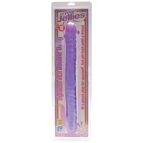 Doc Johnson Crystal Jellies Doble Pene - Placer Mutuo