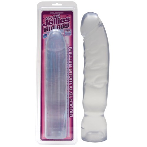 Crystal Jellies Big Boy 12 Pulgadas Dong Transparente