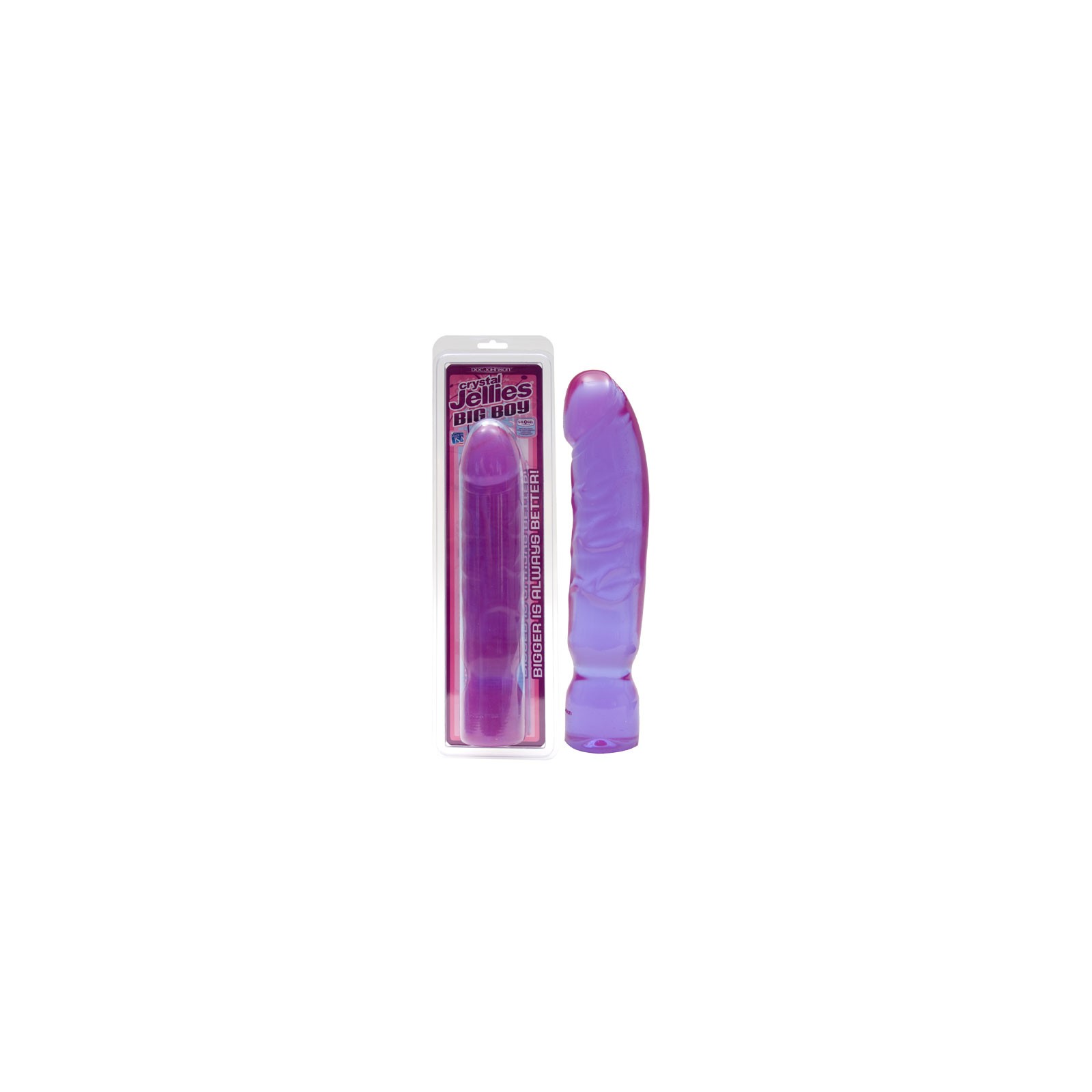 Dong Crystal Jellies Big Boy Morado 12in