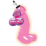 Jumbo Dicky Sports Bottle Pink Humor