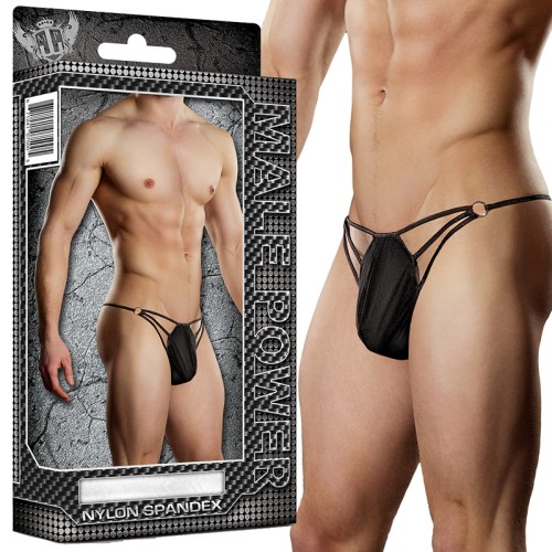 Male Power G-Thong with Fashion Straps and Rings