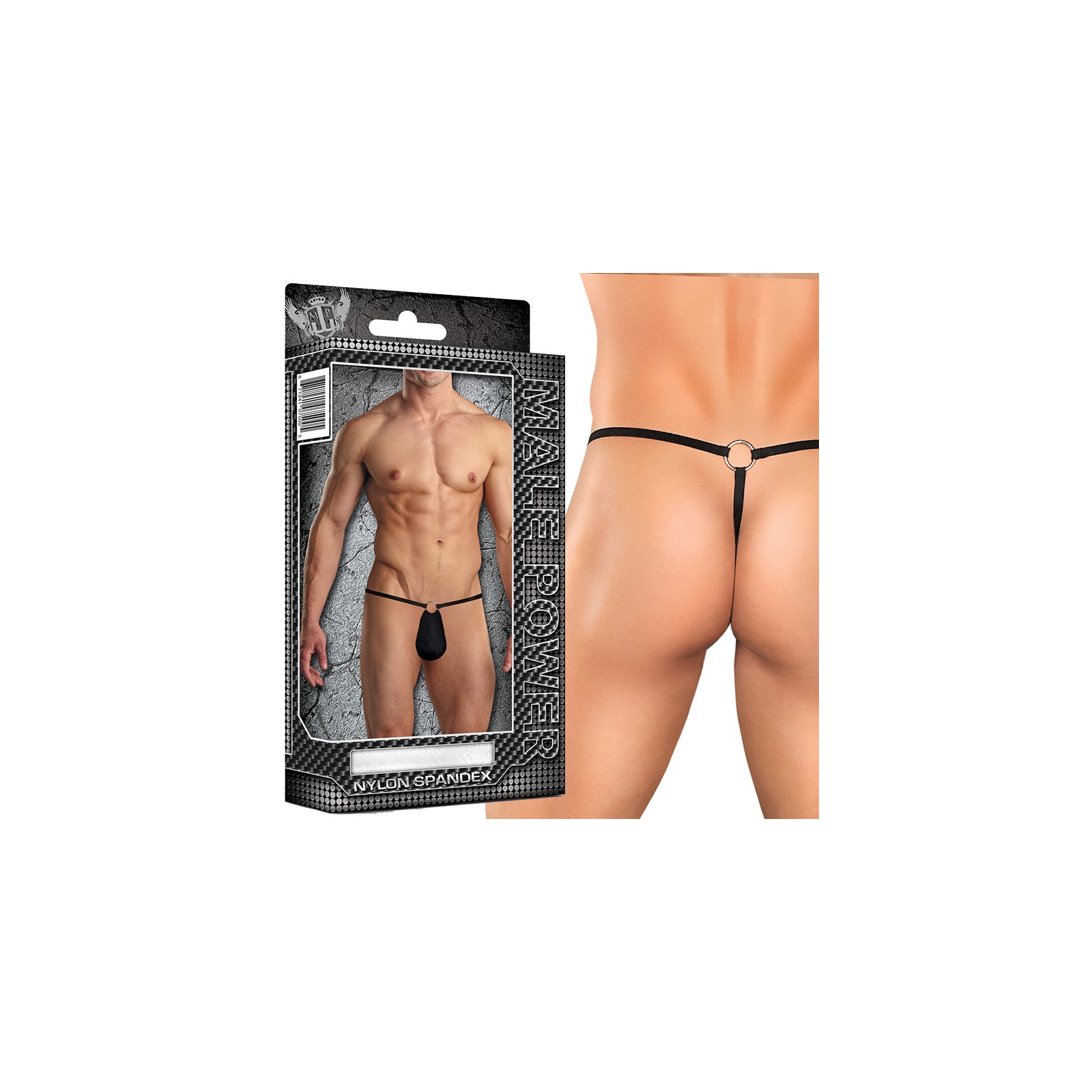 Male Power G-String with Front Ring