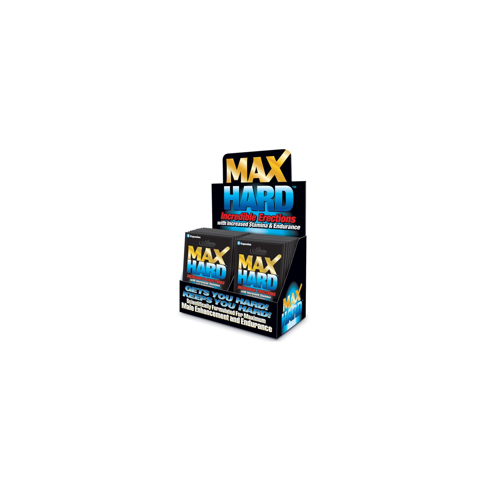 MaxHard Enhancement Capsules 24 Piece Display