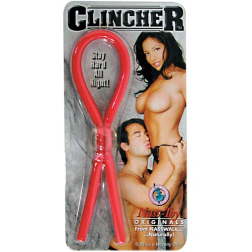 Anillo para el Pene Adjustable Clincher (Rojo)