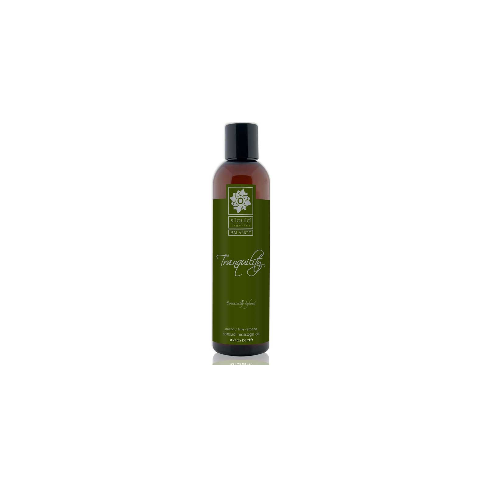 Sliquid Organics Balance Massage Oil Coconut Lime 8.5oz