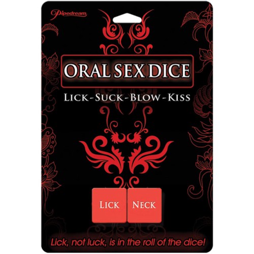 Juego de Dados de Sexo Oral Pipedream