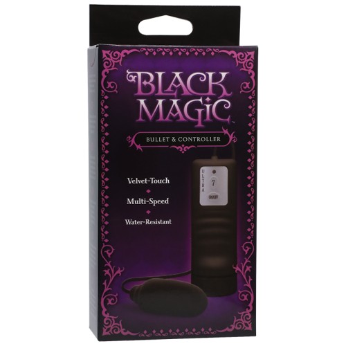 Vibrador Black Magic Bullet con Controlador