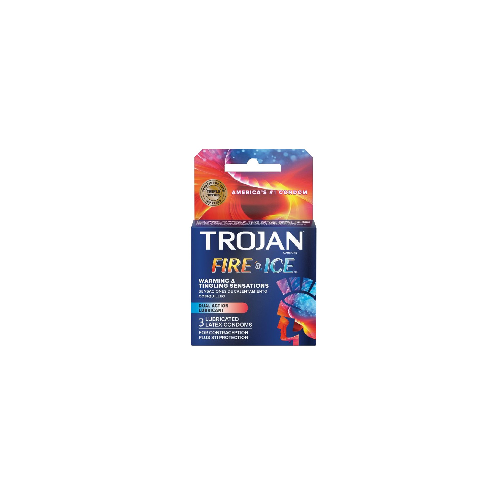 Trojan Fire Ice Condones - Placer Sensacional