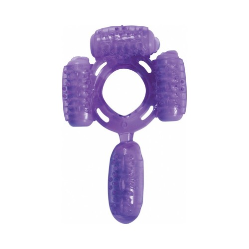 Super Quad Vibrating Cock Ring