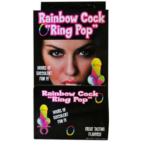 Rainbow Ring Pop Display - Fun Party Treats