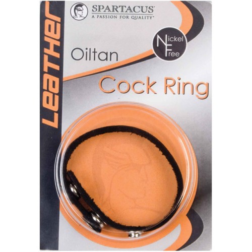 Spartacus Leather Oiltan Cock Ring for Enhanced Pleasure