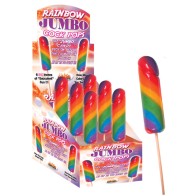 Rainbow Jumbo Cock Pops for Parties