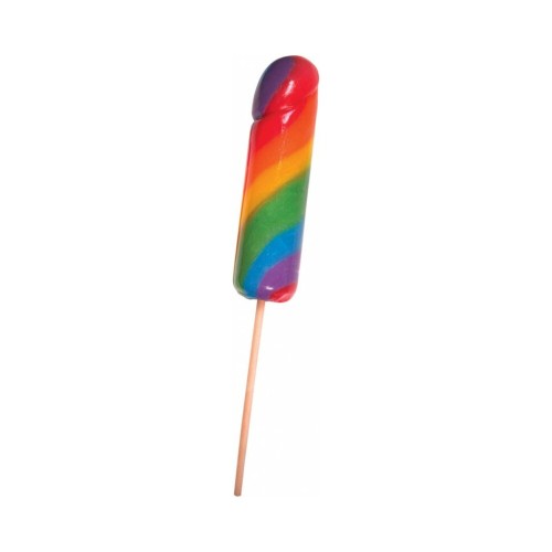 Rainbow Jumbo Cock Pops for Parties