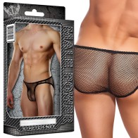 Male Power Stretch Net Bikini for Modern Comfort