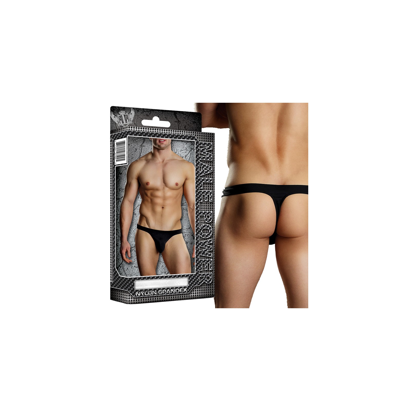 Male Power Bong Thong Black L/XL