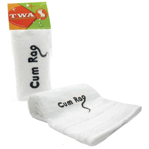 Cum Rag Towel for Humorous Gifts