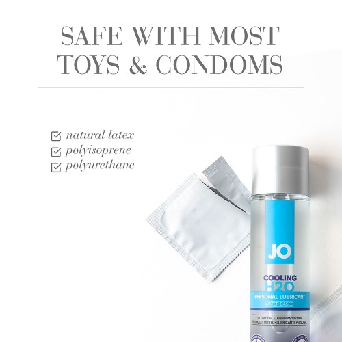 JO H2O Lubricante Hidratante Enfriador a Base de Agua 4 oz.