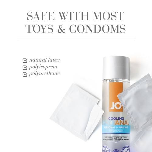 JO H2O Anal Cooling Water-Based Lubricant for Pleasure