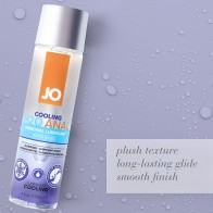 JO H2O Anal Cooling Lubricant 4 oz