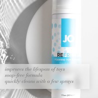 JO Refresh Limpiador Espumoso para Juguetes - Limpieza Superior para Tus Juguetes