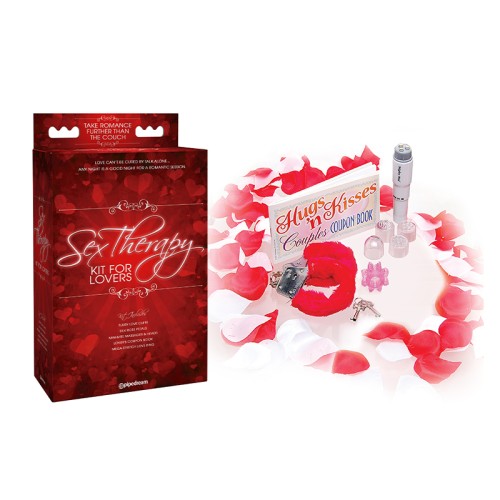 Kit de Terapia Sexual Pipedream 5 Piezas para Parejas Rojo