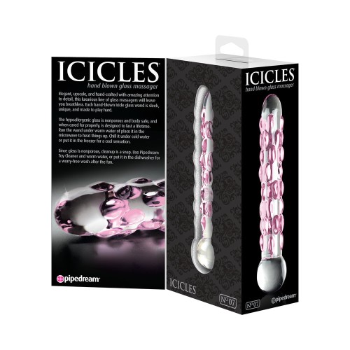 Pipedream Icicles No. 7 Glass Dildo for Pleasure