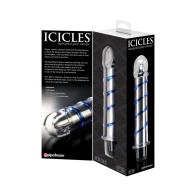 Dildo vibrante de cristal Pipedream Icicles No. 20 7.5