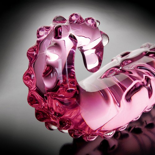 Pipedream Icicles No. 24 Glass Dildo With Handle Pink