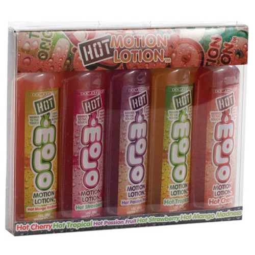 Hot Motion Lotion Flavor 5 Pack