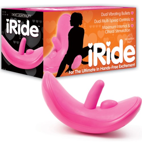 iRide Clit Stimulating Vibrator Pink