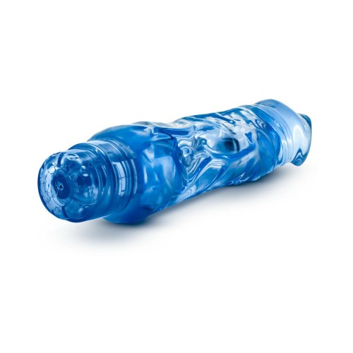 Dildo Vibrador Realista Wild Ride - Azul, 9 in.