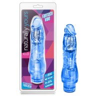 Naturally Yours Fantasy Vibe Realistic Vibrating Dildo Blue