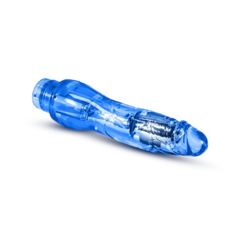 Naturally Yours Fantasy Vibe Realistic Vibrating Dildo Blue