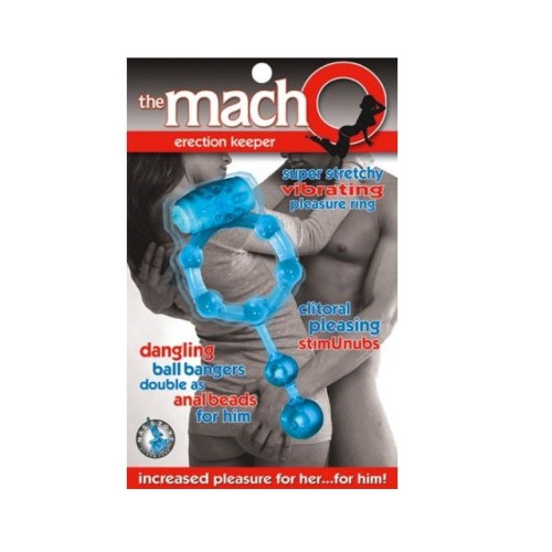 Macho Erection Keeper Azul - Anillo Vibrante