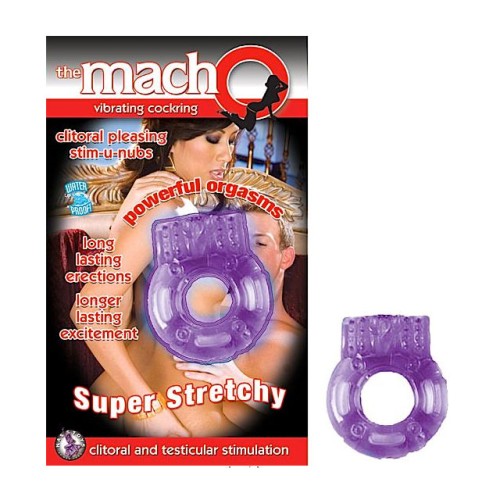 Anillo Vibrador Macho Púrpura