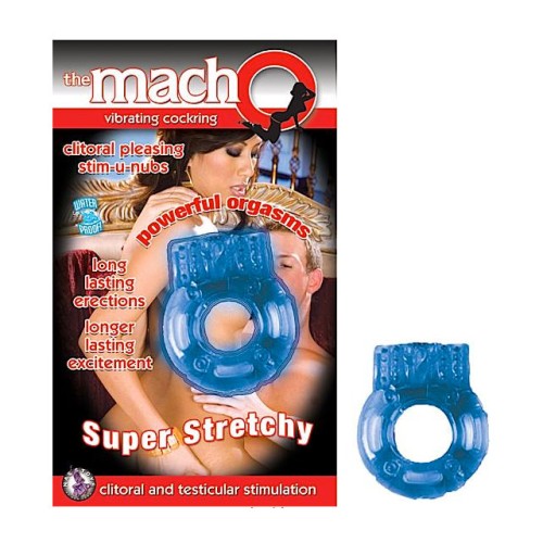 Cockring Vibrador Macho - Azul - Maximiza Tu Placer