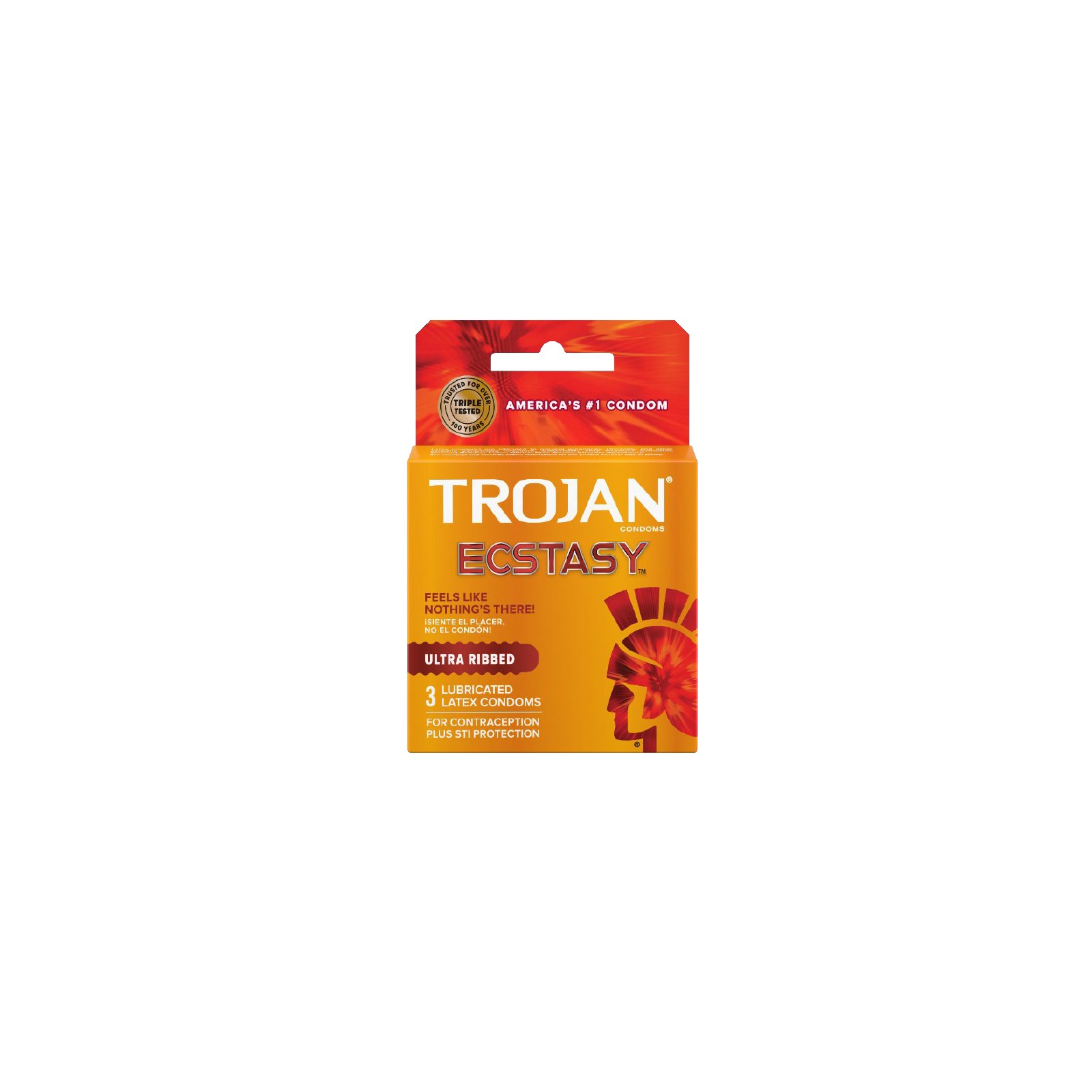 Trojan Ultra Ribbed Ecstasy (2 pack)