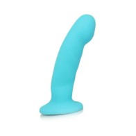 Luxe Cici Dildo Curvado de Silicona de 6.5 in. para Estimulación del Punto G y P