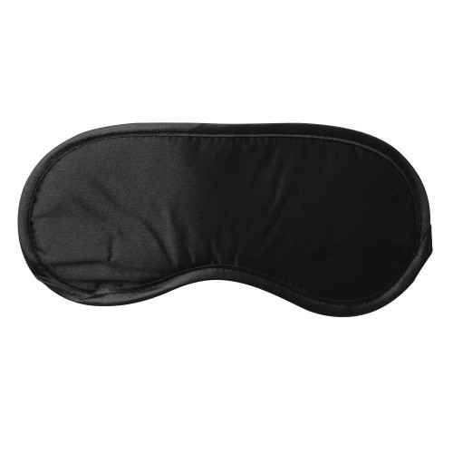 Black Satin Blindfold from Sportsheets