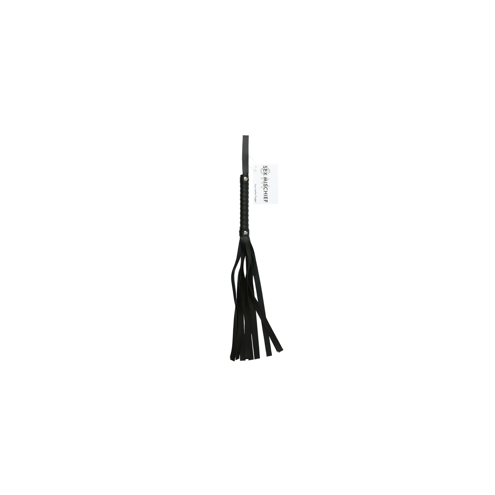 Sportsheets Sex & Mischief Faux Leather Flogger Black