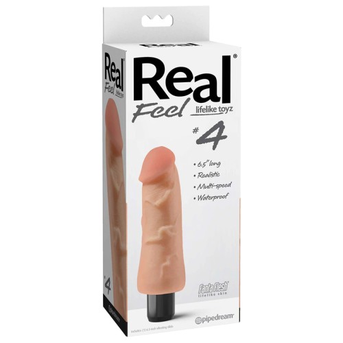 Pipedream Real Feel Vibrating Dildo Beige