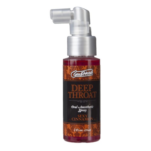 GoodHead Deep Throat Spray Cinnamon - Oral Pleasure Enhancer